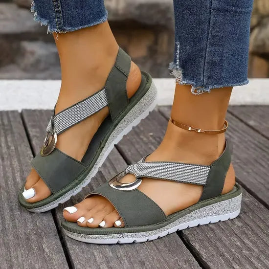 Amara | Sandalias de Soporte Ajustado Elegante