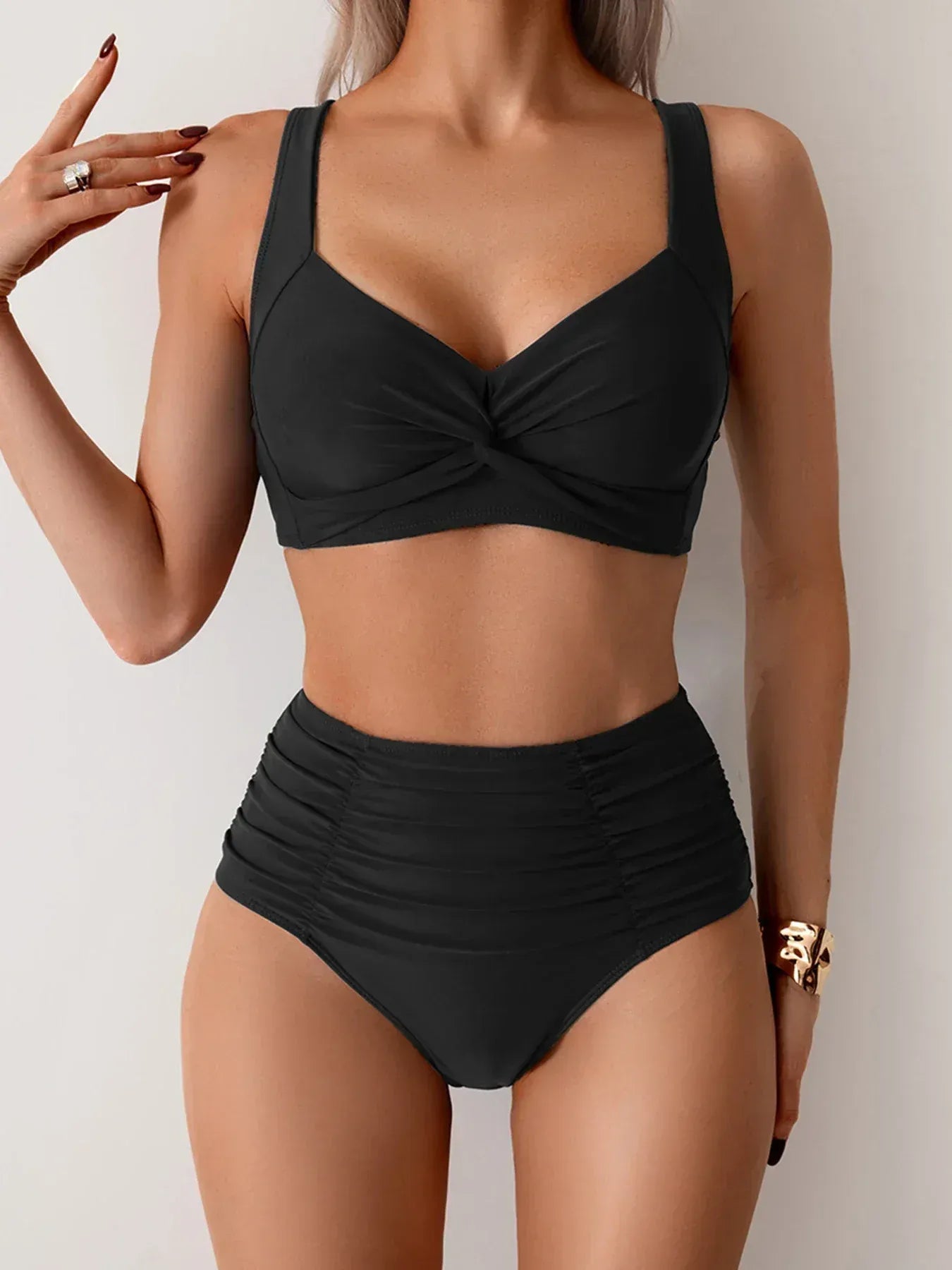 Aura Infinita™  | Bikini Moldeador de Cintura Alta Sofia