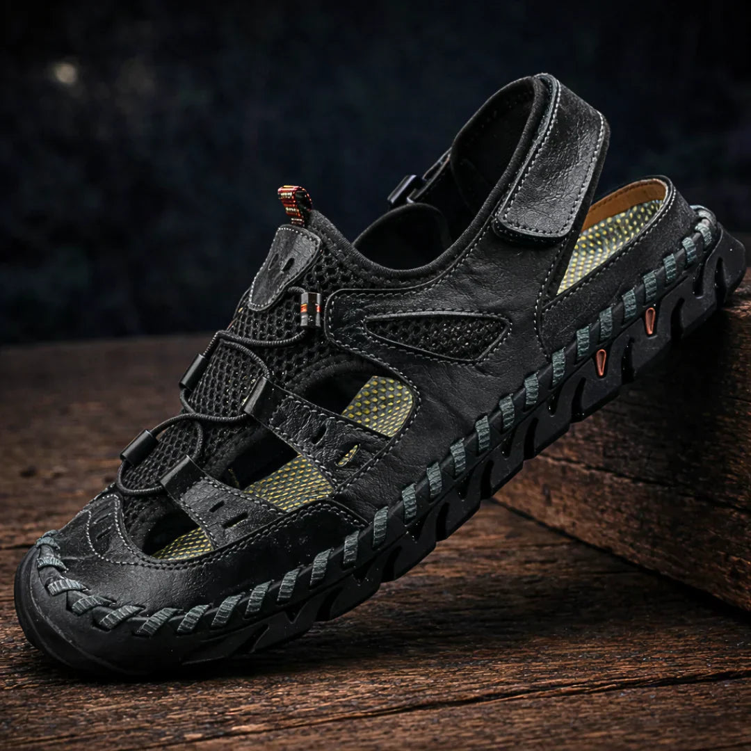 Sandro | Sandalias de Cuero Confortables