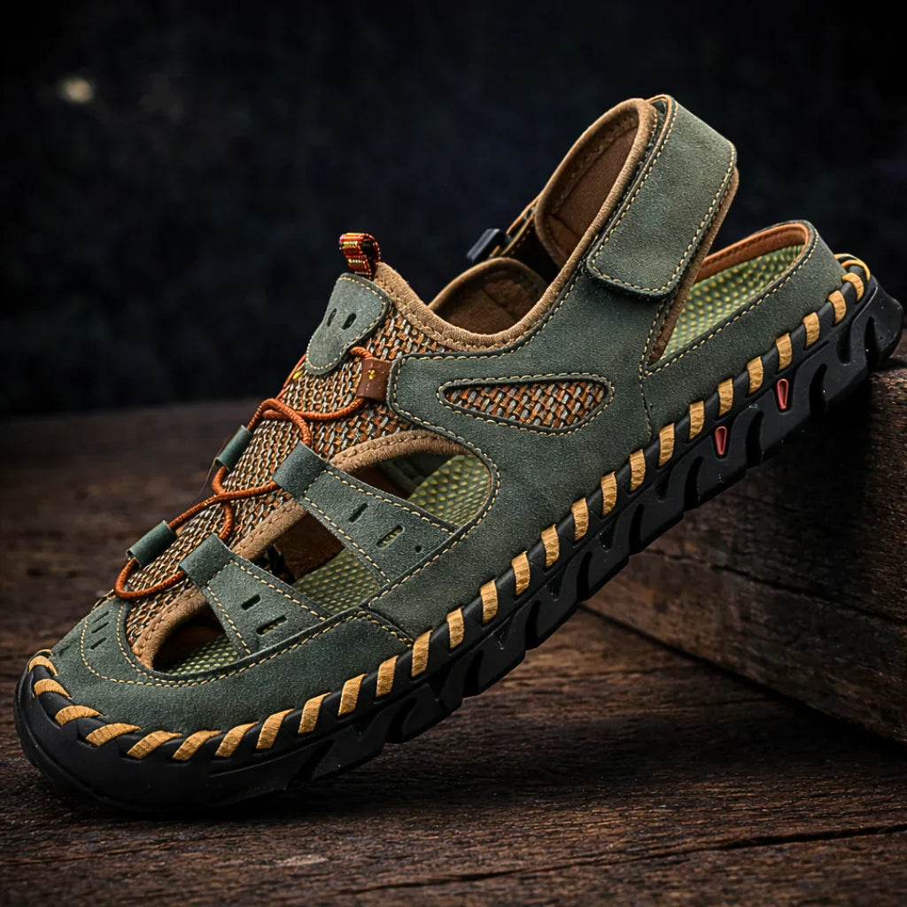 Sandro | Sandalias de Cuero Confortables