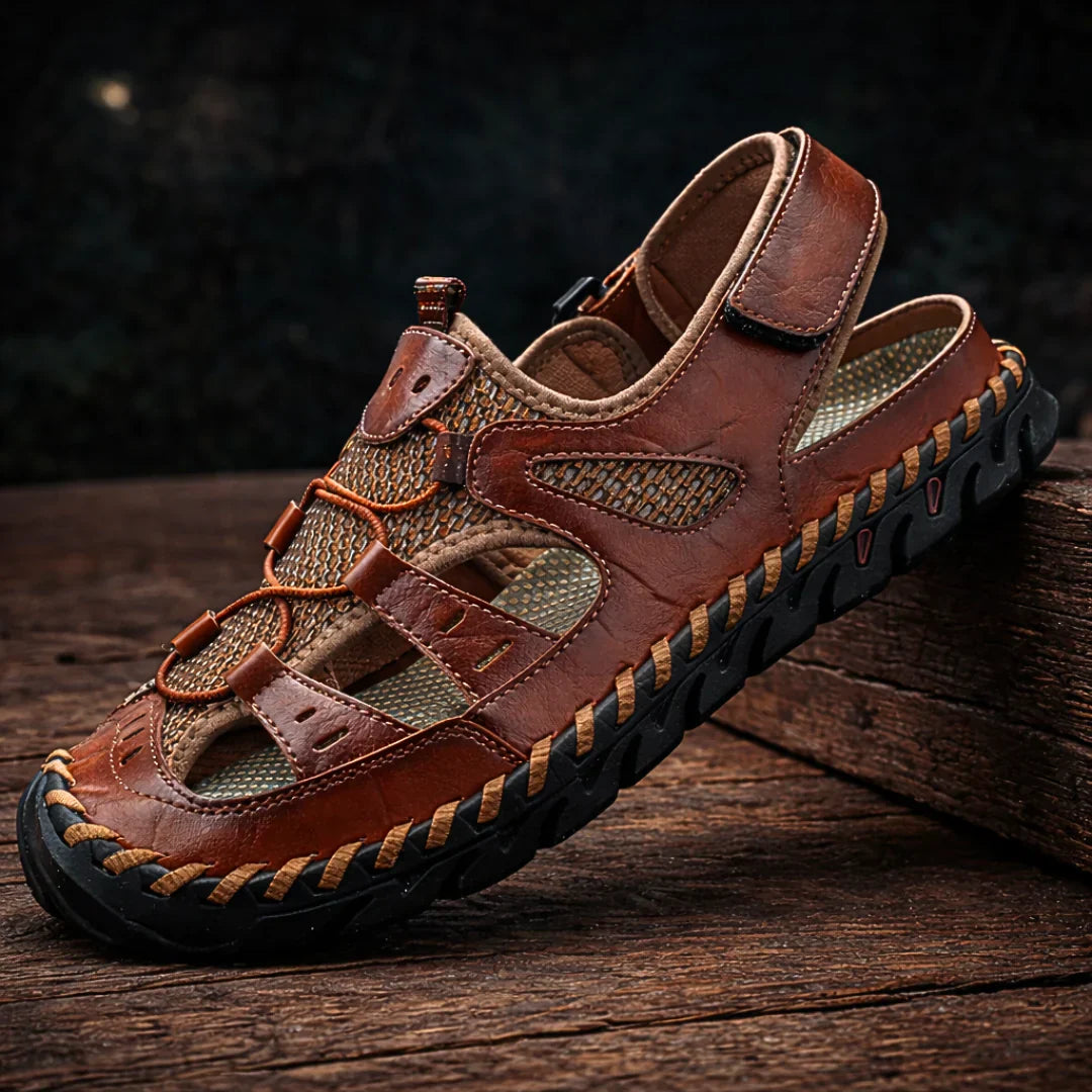 Sandro | Sandalias de Cuero Confortables