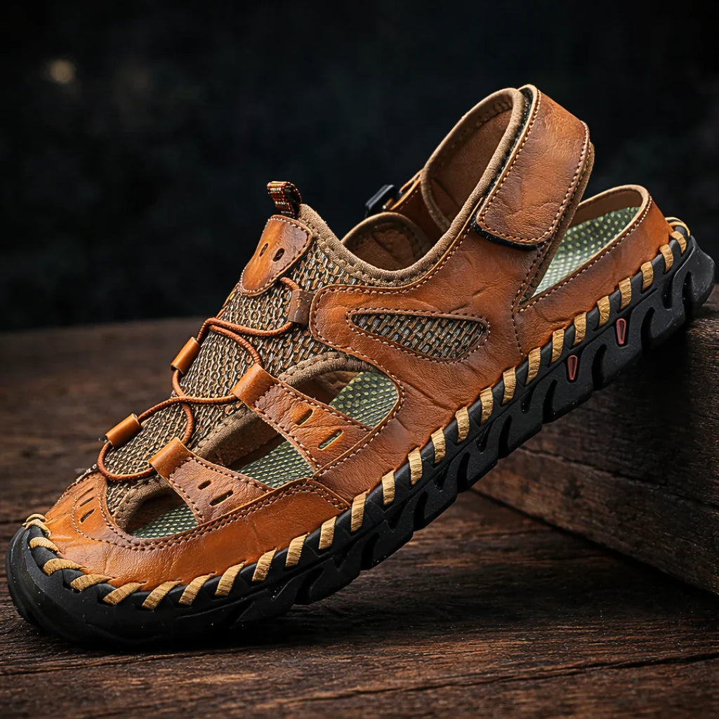 Sandro | Sandalias de Cuero Confortables