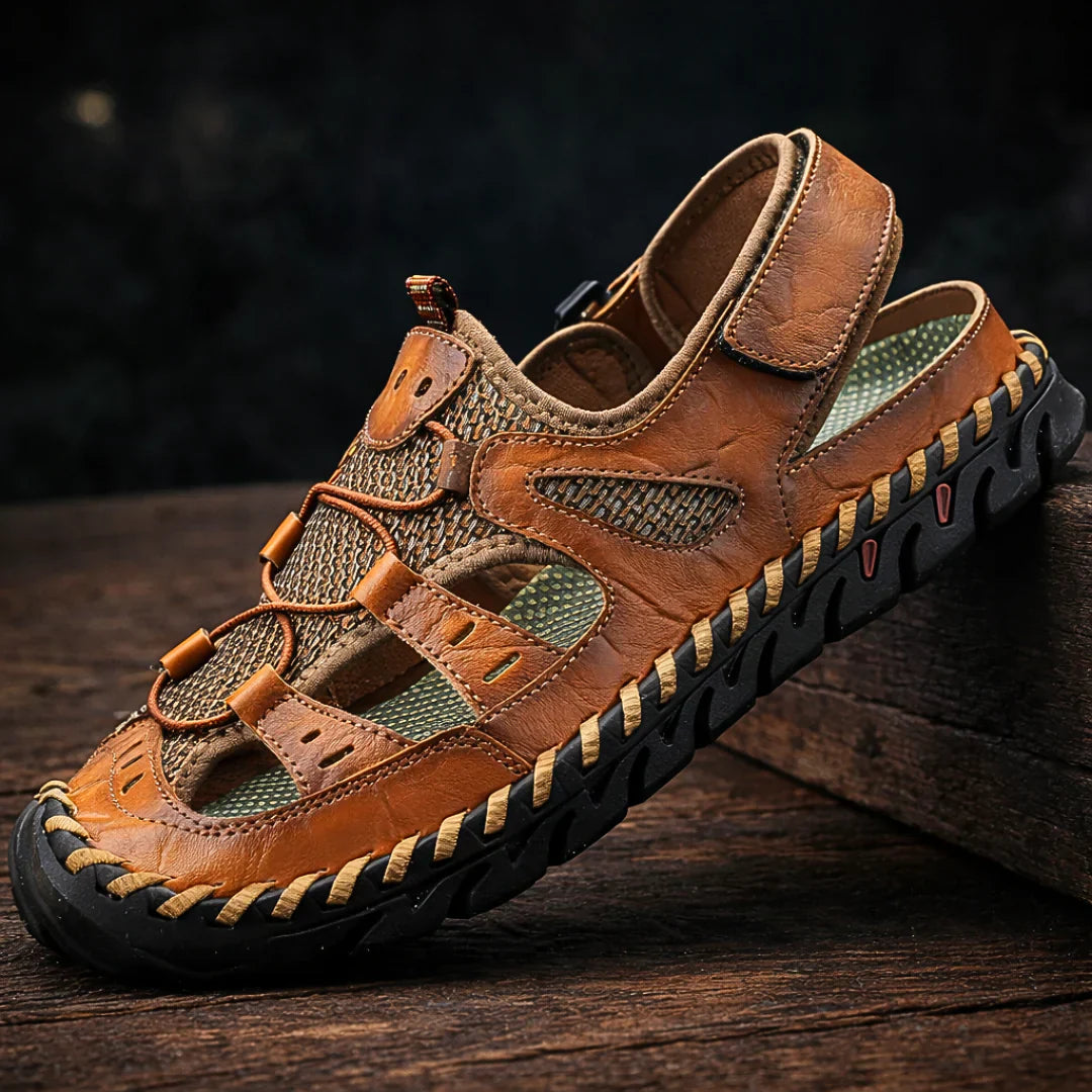 Sandro | Sandalias de Cuero Confortables