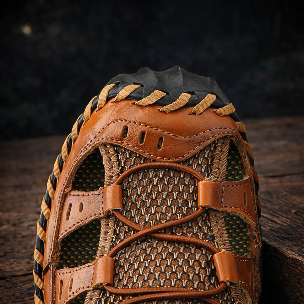 Sandro | Sandalias de Cuero Confortables