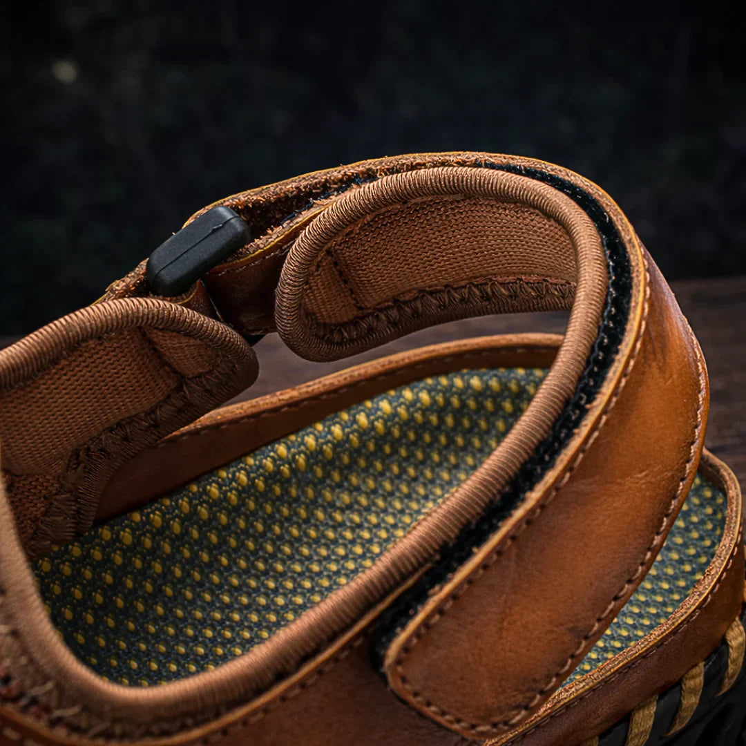Sandro | Sandalias de Cuero Confortables