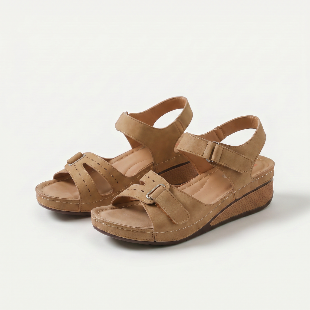 Sandy - Sandalias ortopédicas cómodas con cuña
