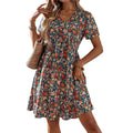 Bea - Vestido de verano floral con escote en V