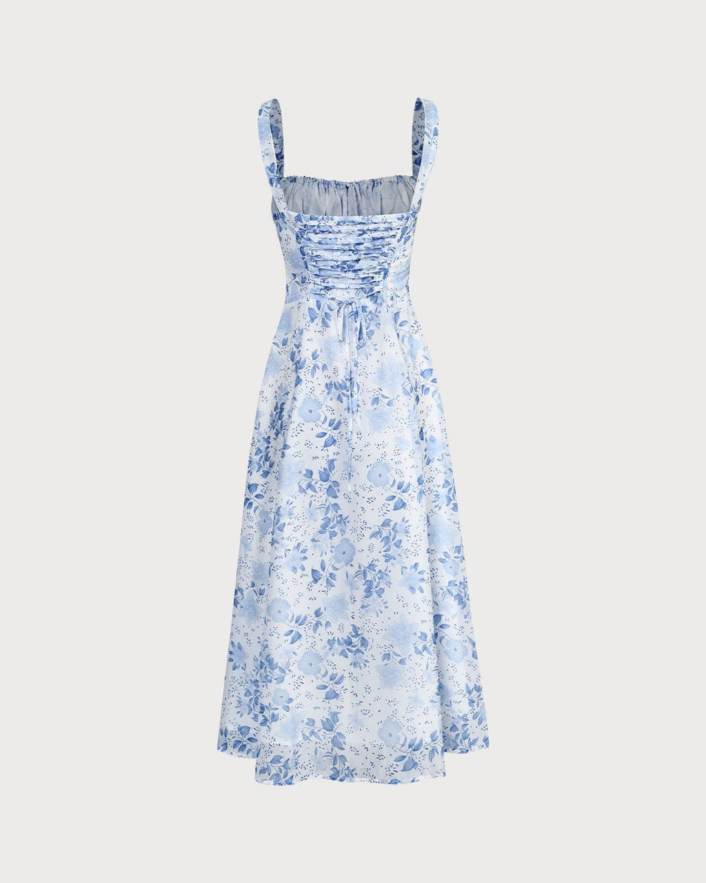 Floral | Vestido Azul